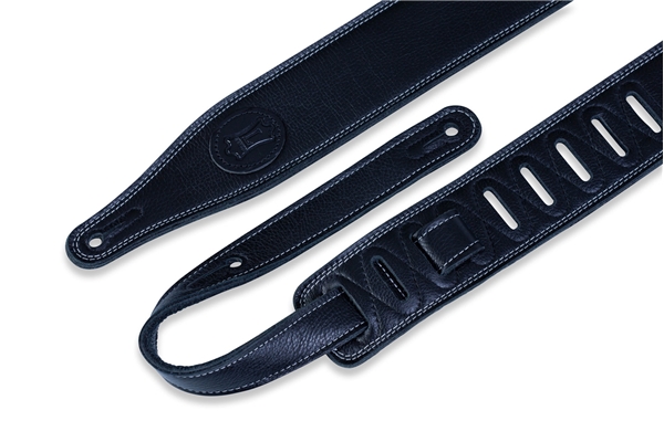 Levy's - M17SS-BLK Tracolla in pelle Super Soft Black 2 1/2