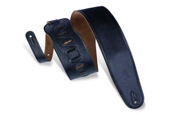 Levy's - M4GF-XL-BLK Tracolla XL in pelle Black 3 1/2