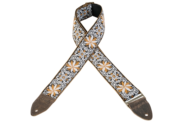 Levy's - M8HTV-13 Tracolla in jacquard Yellow & White 2