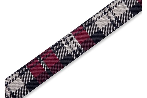 Levy's - MC8VIN-010 Tracolla in cotone Garnet Plaid Poly 2