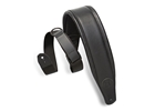 Levy's MRHGP-BLK Tracolla in pelle Right Height Black on Black 3 1/2"