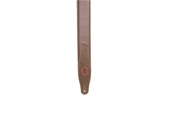 Levy's - MGS80CS-BRN-GRN Tracolla in pelle imbottita con retro in pelle scamosciata Brown & Green 2 1/2