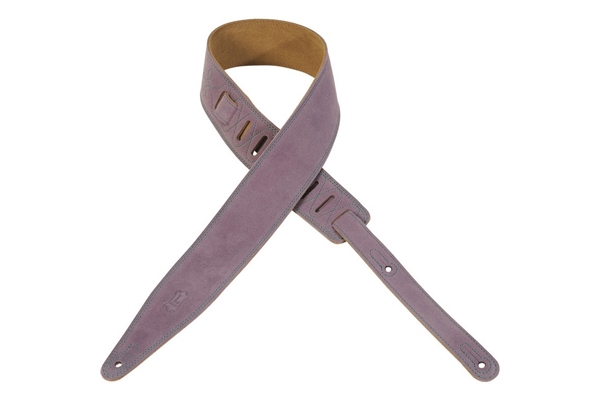 Levy's - MS317AUR-PRP Tracolla in pelle scamosciata Purple 2 1/2