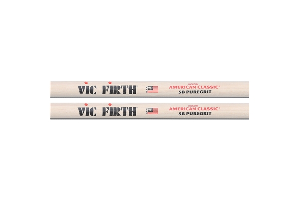 Vic Firth - 5BPG - Bacchette American Classic con punta in legno PureGrit