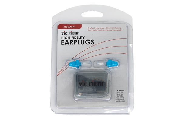 Vic Firth - VICEARPLUGR2 - Blue HiFi Earplugs Reg