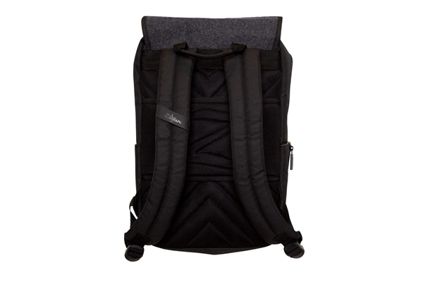 Zildjian - T9001 - Gray Flap Black Laptop Backpack