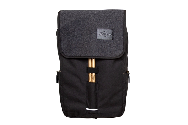 Zildjian - T9001 - Gray Flap Black Laptop Backpack