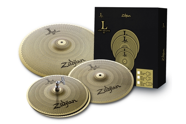 Zildjian - LV348-Low Volume L80 Cymbal Pack - 13,14,18