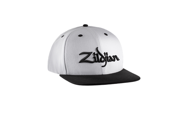 Zildjian - ZAHC0022 - White 6 Panel Snapback Hat