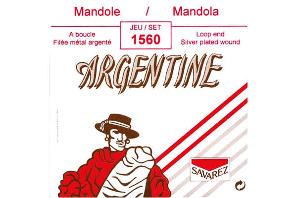 Argentine - 1560 Set 8 Corde Loop End Mandola