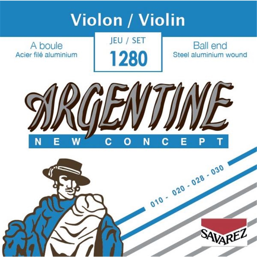 Argentine 1283 Corda singola RE-3 Avvolta in Acciaio Violino
