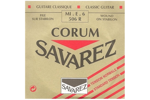 Savarez - 506R Corda singola MI-E-6 Chitarra Classica