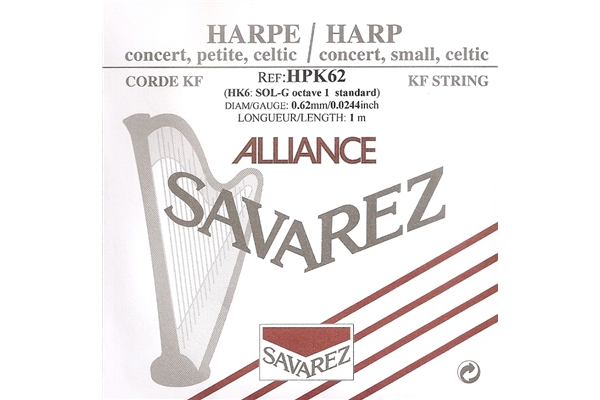 Savarez - HPK62 Ottava 1, Nota SOL (0.62 mm)