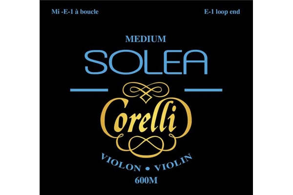 Savarez - 600M Set Corde Violino Solea Corelli, Tensione Media, loop end