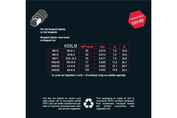 Savarez - Hexagonal Explosion - H50LM Light Medium Set 010/052
