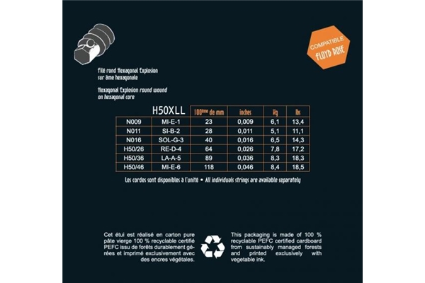 Savarez - Hexagonal Explosion - H50XLL Mixed Set 009/046