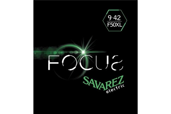 Savarez - F50XL Corde Focus per Chitarra Elettrica 9-42, Set/6