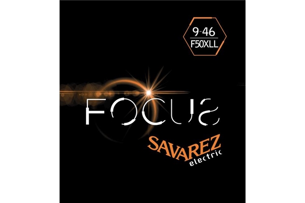 Savarez - F50XLL Corde Focus per Chitarra Elettrica 9-46, Set/6