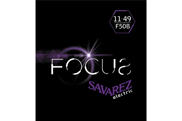Savarez - F50B Corde Focus per Chitarra Elettrica 11-49, Set/6