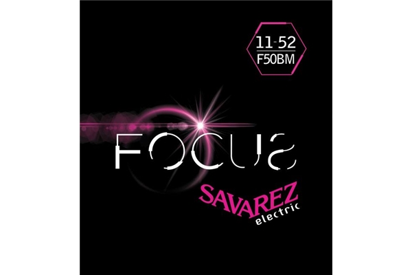 Savarez - F50BM Corde Focus per Chitarra Elettrica 11-52, Set/6