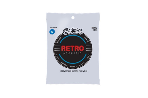 Martin & Co. - MM13 Retro Acoustic Medium/Light Monel Wound 13-56