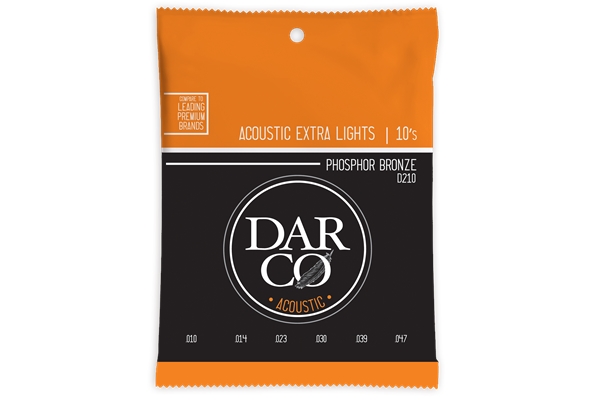 Darco D210 Darco Acoustic Extra Light Phosphor Bronze 10-47