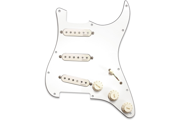 Fishman - Fluence Loaded Pickguard Stratocaster 3 Single Width White