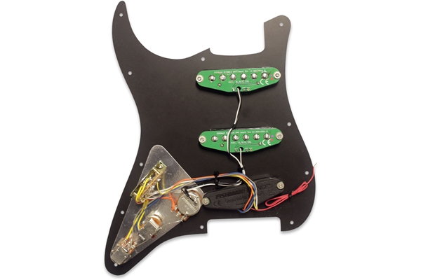 Fishman - Fluence Loaded Pickguard Stratocaster 3 Single Width Black