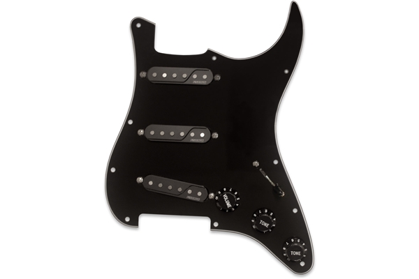 Fishman - Fluence Loaded Pickguard Stratocaster 3 Single Width Black