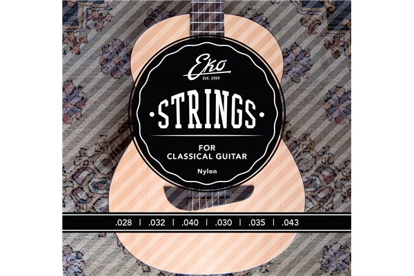 Eko Guitars - Corde Chitarra Classica 28-43 Medium Tension Set/6