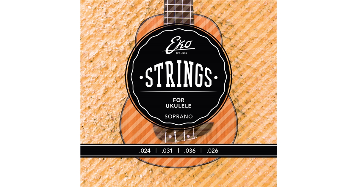 Eko Guitars Corde Ukulele Soprano Medium Set/4