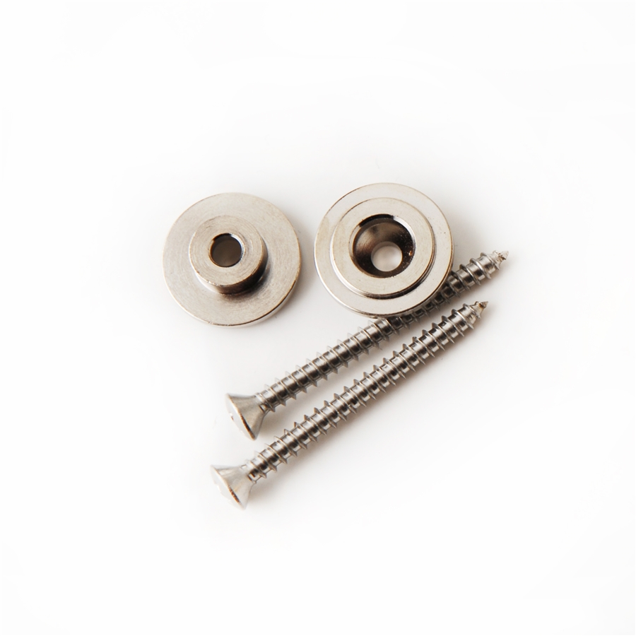 PRSStrap Button & Screw, Nickel (2) (101753::002:)