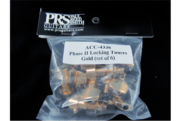 PRS - ACC-4338 Phase II Locking Tuners GOLD (SET 6)