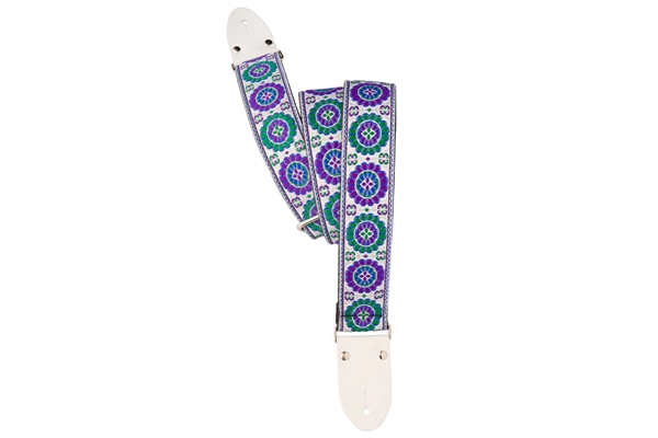 PRS2" Retro Guitar Strap White