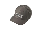 Prs - Block Logo Fitted Baseball Hat Gray S-M Prs - Block Logo Fitted Baseball Hat Gray S-M