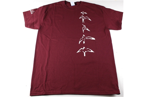 PRS - Birds T-shirt Maroon S