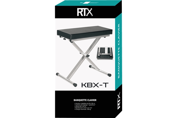 RTX - KBX-T Sgabello per Tastiera regolazione Speedlock Titanio