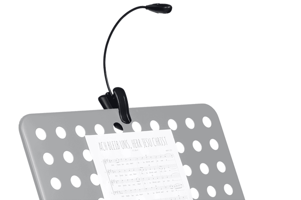 RTX - LP1L Lampada a Clip Flessibile per Leggio (2 led)