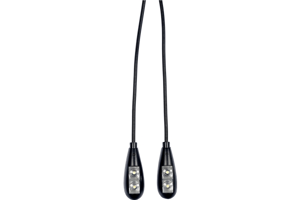 RTX - LP2L 2 lampade a Clip Flessibile per Leggio (4 led)