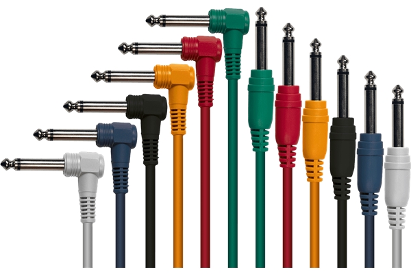 Yellow Cable - P090CD-6 Cavi Patch Jack Dritto/Jack Angolato 90 cm 6 Pcs