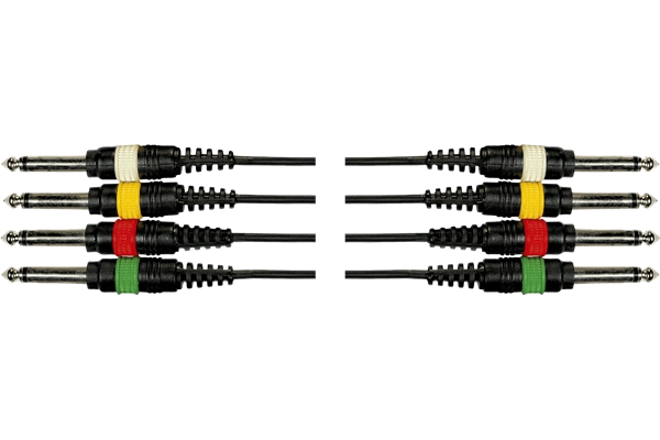 Yellow Cable - MU01 Cavo Multiplo 4x Jack Mono/4x Jack Mono 3 m