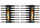Yellow Cable OC03 Frusta 8 Cavi Jack TRS/Jack TRS 3 m