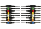 Yellow Cable OC04 Frusta 8 Cavi Jack TRS/Jack TRS 5 m