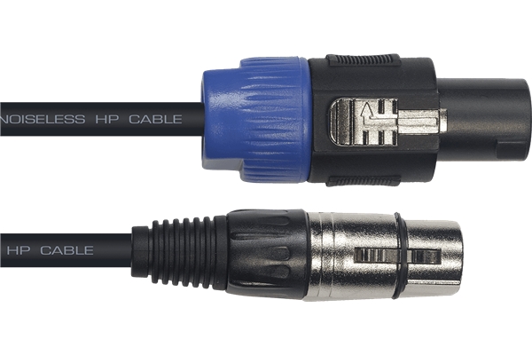 Yellow Cable - HP9XS Cavo di Potenza Speakon/XLR Femmina 9 m