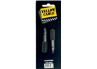 Yellow Cable - AD04 Adattatore Jack TRS Maschio/Mini Jack TRS Femmina 2 Pcs Yellow Cable - AD04 Adattatore Jack TRS Maschio/Mini Jack TRS Femmina 2 Pcs