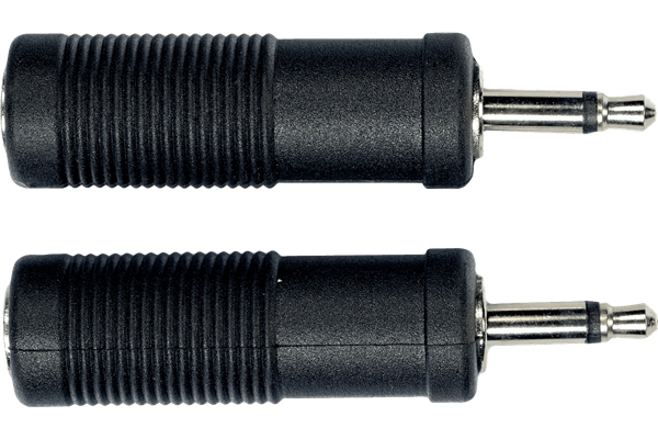 Yellow Cable - AD05 Adattatore Mini Jack Mono Maschio/Jack Mono Femmina 2 Pcs