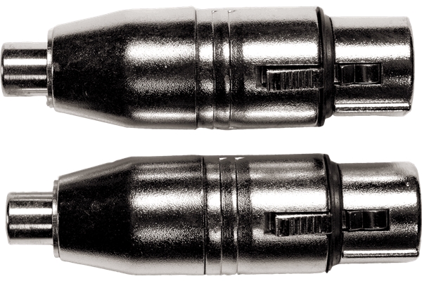 Yellow Cable - AD20 Adattatore RCA Femmina/XLR Femmina 2 Pcs