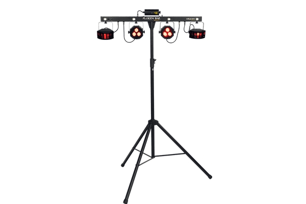 Algam Lighting - FLORIDABAR Set Illuminazione Par LED Multieffetto DMX