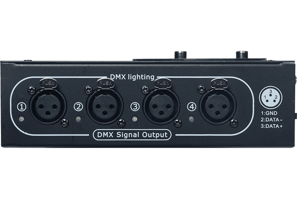 Algam Lighting - SPLIT DD4 Splitter DMX 4 Canali