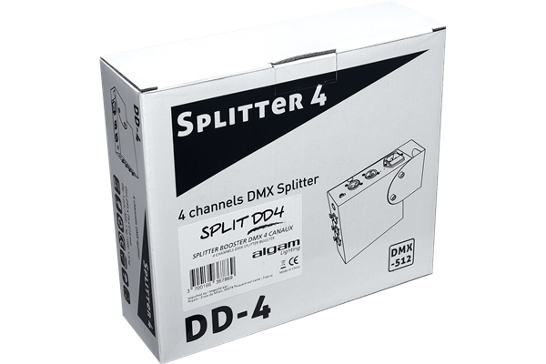 Algam Lighting - SPLIT DD4 Splitter DMX 4 Canali